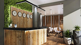 Озеленение отеля